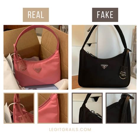 prada nylon bag real vs fake|knockoff prada handbags.